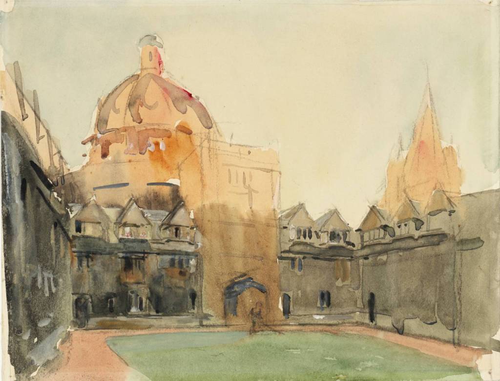 Brasenose College, Oxford exhibited 1909 Dugald Sutherland Maccoll 1859-1948 Presented by Geoffrey Blackwell 1919