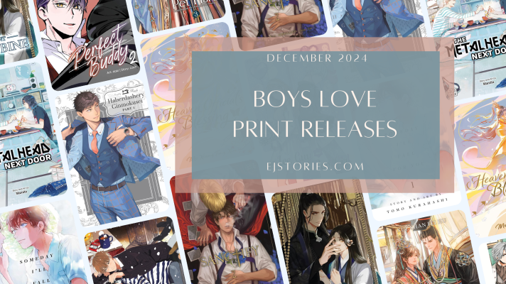December 2024 BL Manga, Manhwa, Manhua, Danmei & Light Novel Releases in Print (Paperback)