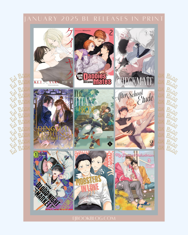 January 2025 BL Manga, Manhwa, Manhua, Danmei & Light Novel Releases in Print (Paperback)