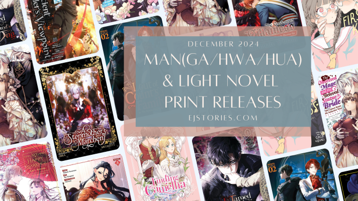 December 2024 Manga, Manhwa, & Light Novel Releases in Print (Paperback)