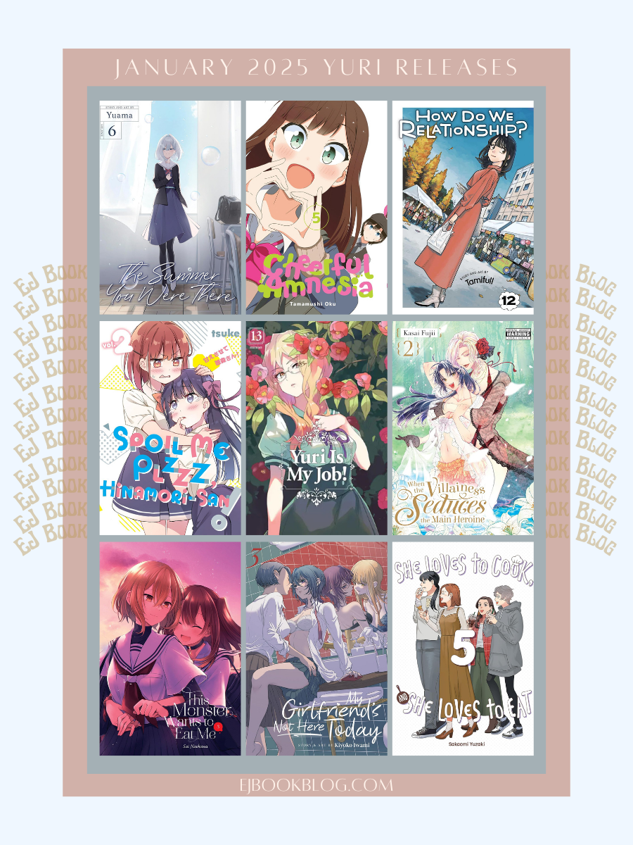 January 2025 Yuri / Girls Love Manga, Manhwa, & Light Novel Releases in Print (Paperback)
