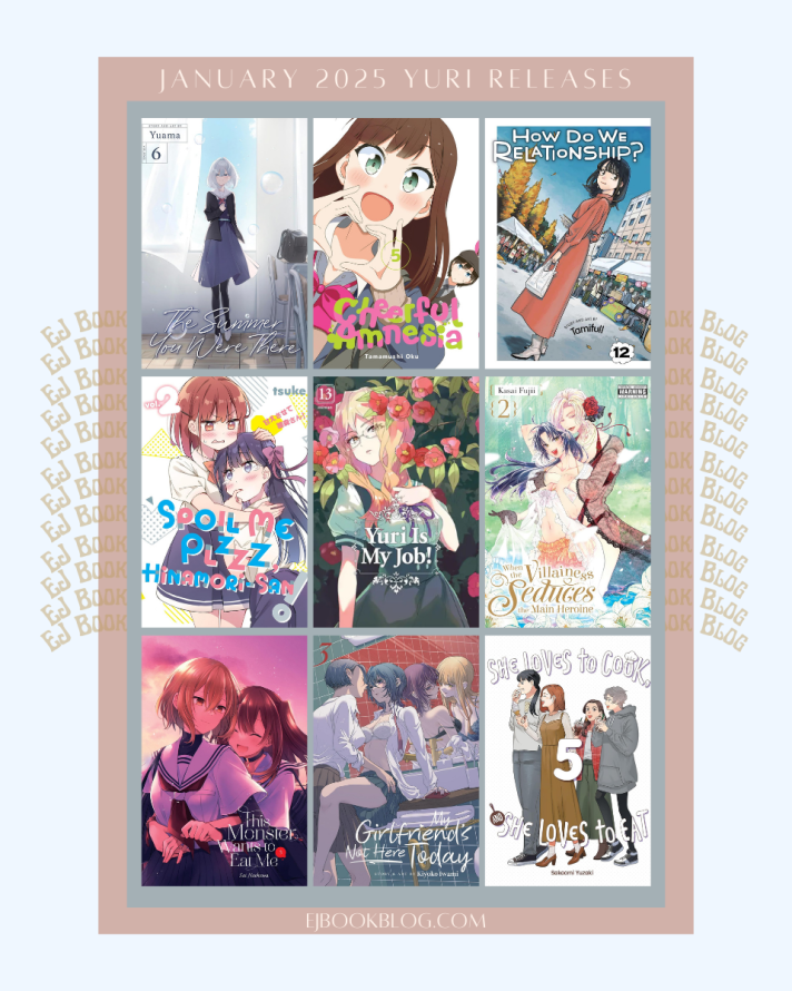 January 2025 Yuri / Girls Love Manga, Manhwa, & Light Novel Releases in Print (Paperback)