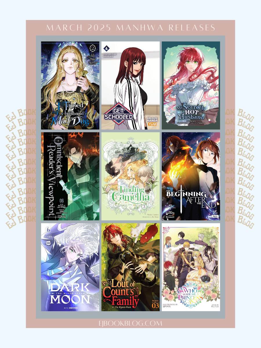March 2025 Webtoon / Manhwa / Manhua & Light Novel Releases in Print (Paperback)