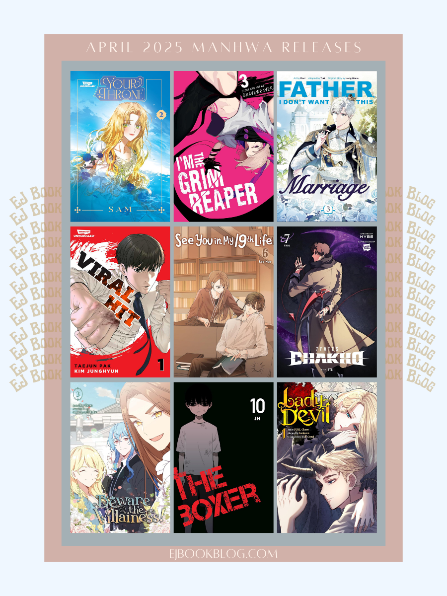 April 2025 Webtoon / Manhwa / Manhua & Light Novel Releases in Print (Paperback)