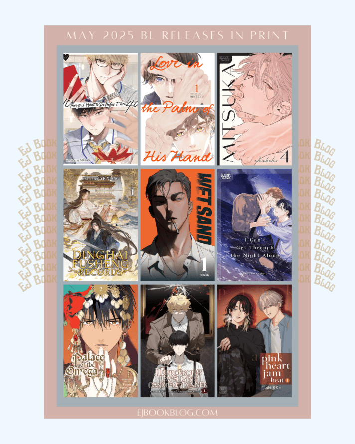 May 2025 BL Manga, Manhwa, Manhua, Danmei & Light Novel Releases in Print (Paperback)