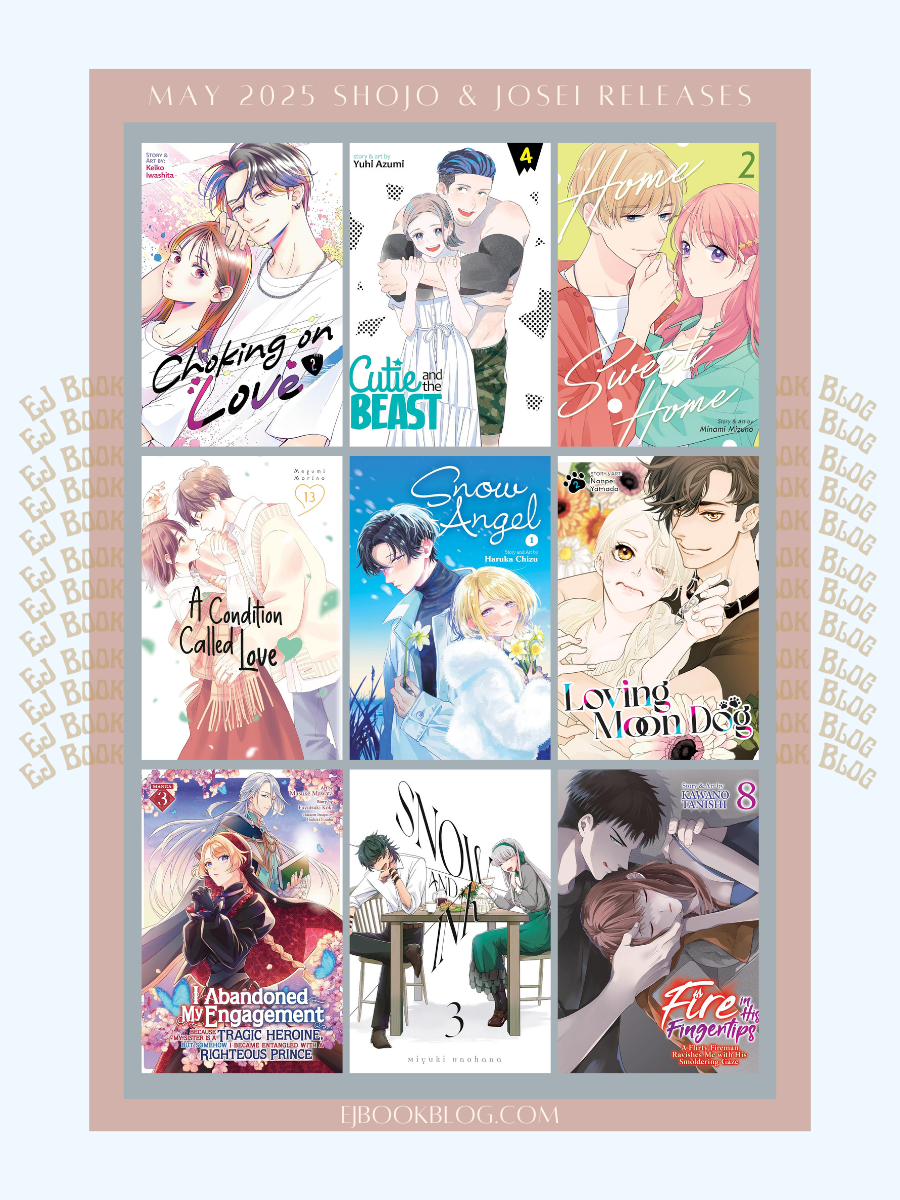 May 2025 Romance / Shojo / Josei Manga & Light Novel Releases in Print (Paperback)