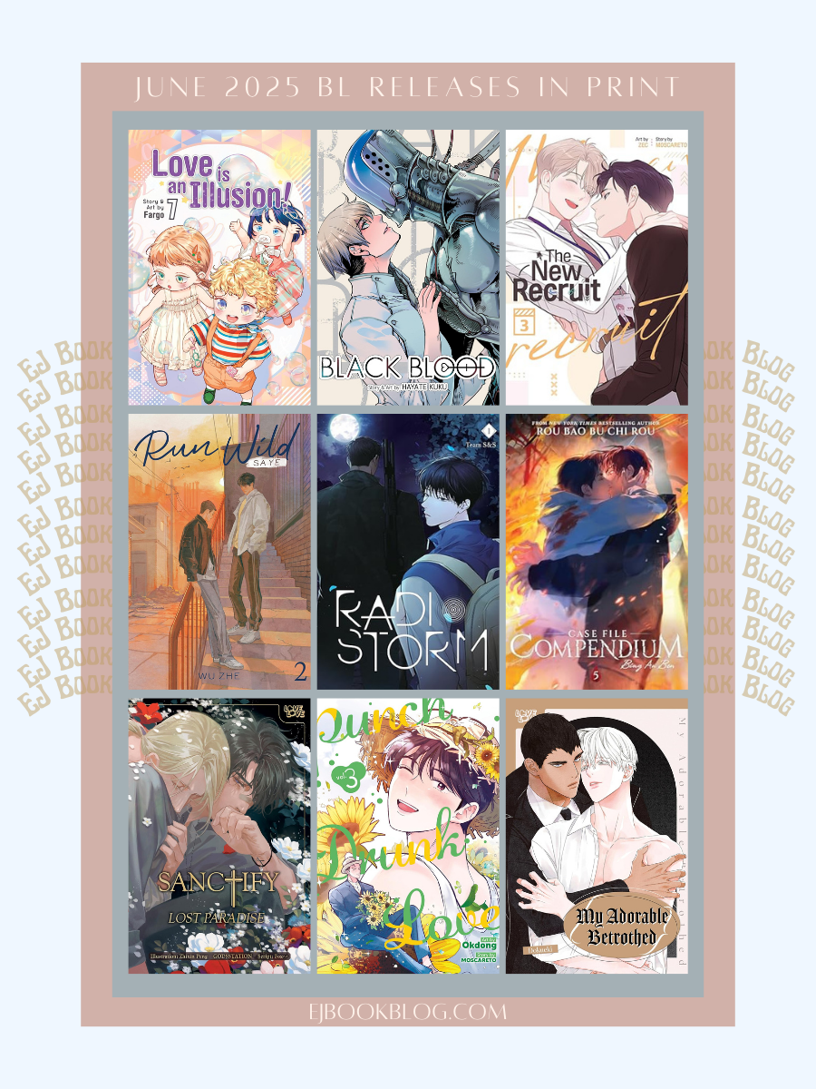 June 2025 BL Manga, Manhwa, Manhua, Danmei & Light Novel Releases in Print (Paperback)