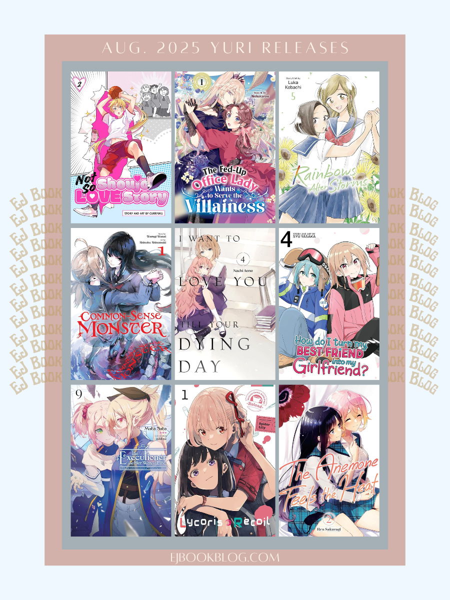 August 2025 Yuri / Girls Love Manga, Manhwa, & Light Novel Releases in Print (Paperback)