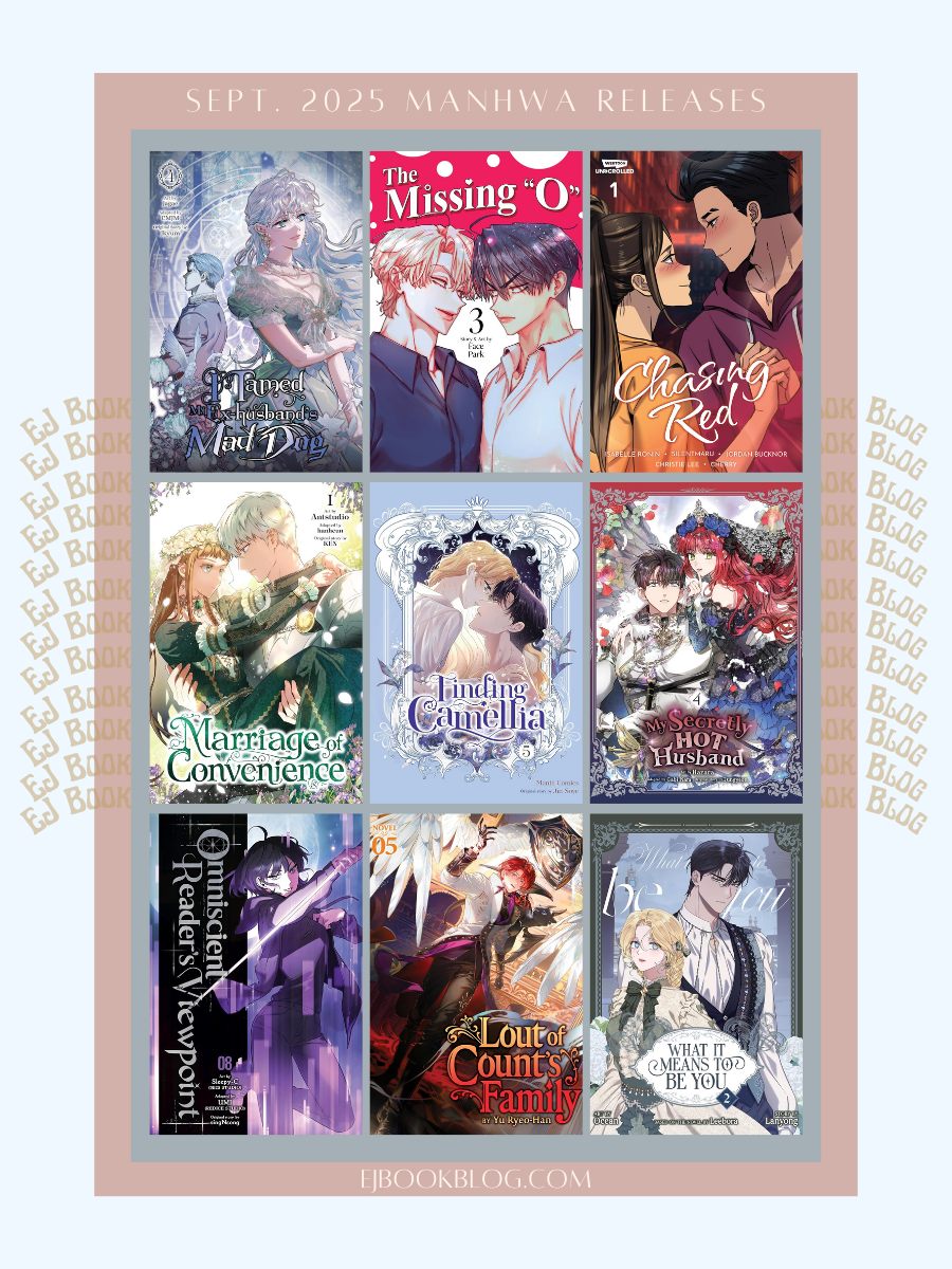 September 2025 Webtoon / Manhwa / Manhua & Light Novel Releases in Print (Paperback)
