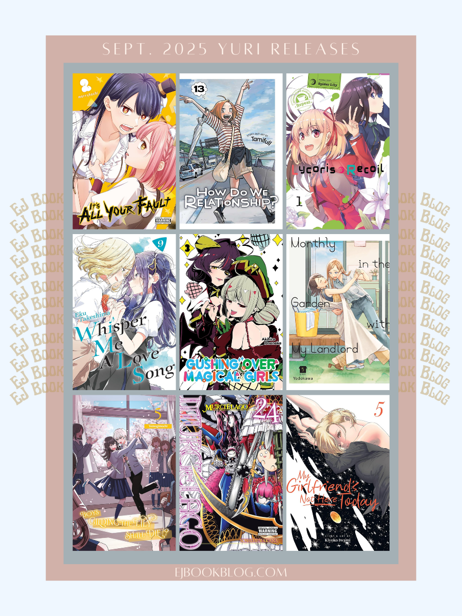 September 2025 Yuri / Girls Love Manga, Manhwa, & Light Novel Releases in Print (Paperback)