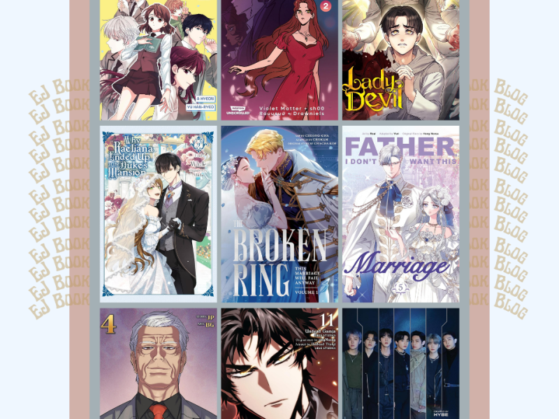 October 2025 Webtoon / Manhwa / Manhua & Light Novel Releases in Print (Paperback)
