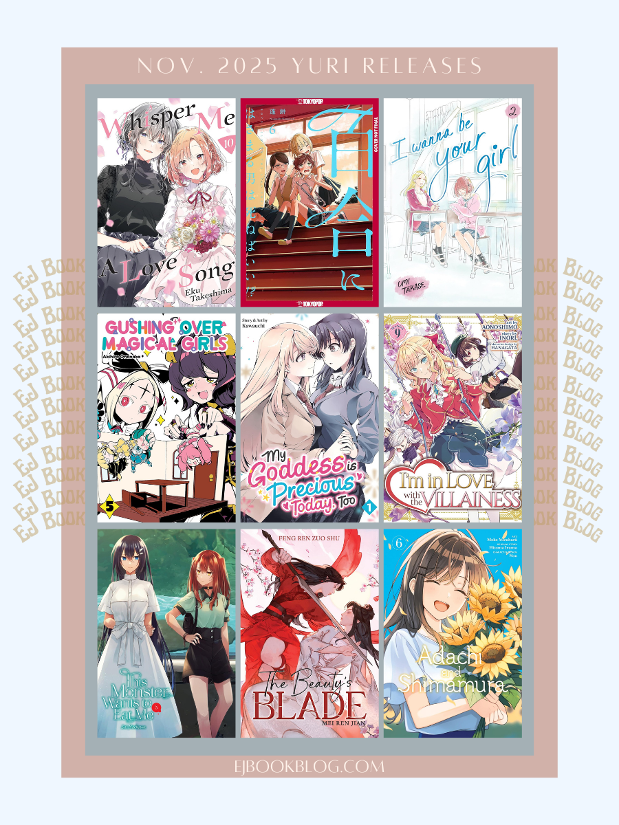 November 2025 Yuri / Girls Love Manga, Manhwa, & Light Novel Releases in Print (Paperback)