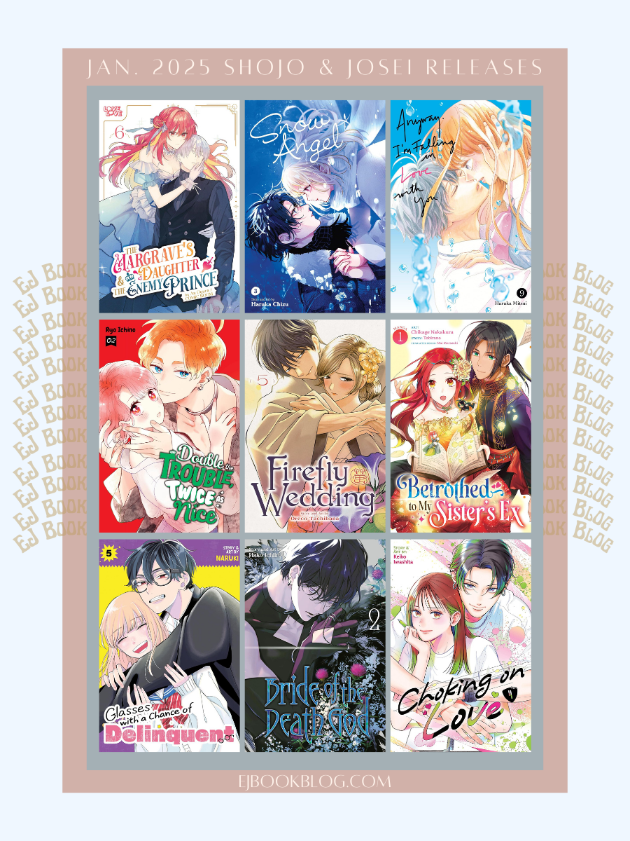 January 2026 Romance / Shojo (Shoujo) / Josei Manga & Light Novel Releases in Print (Paperback)