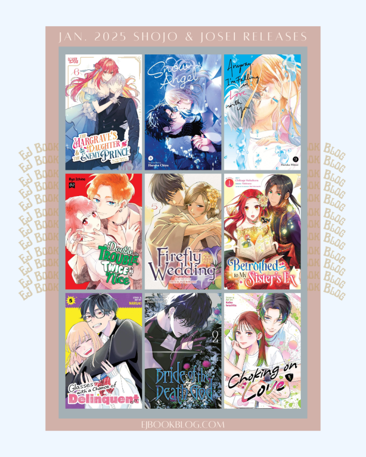 January 2026 Romance / Shojo (Shoujo) / Josei Manga & Light Novel Releases in Print (Paperback)