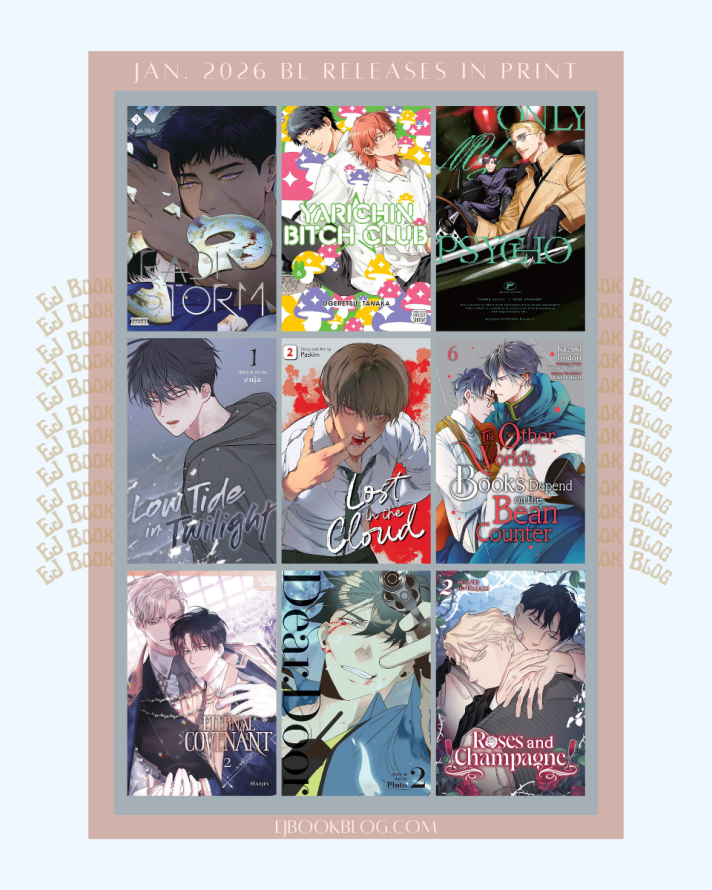 January 2026 BL / yaoi Manga, Manhwa, Manhua, Danmei & Light Novel Releases in Print (Paperback)