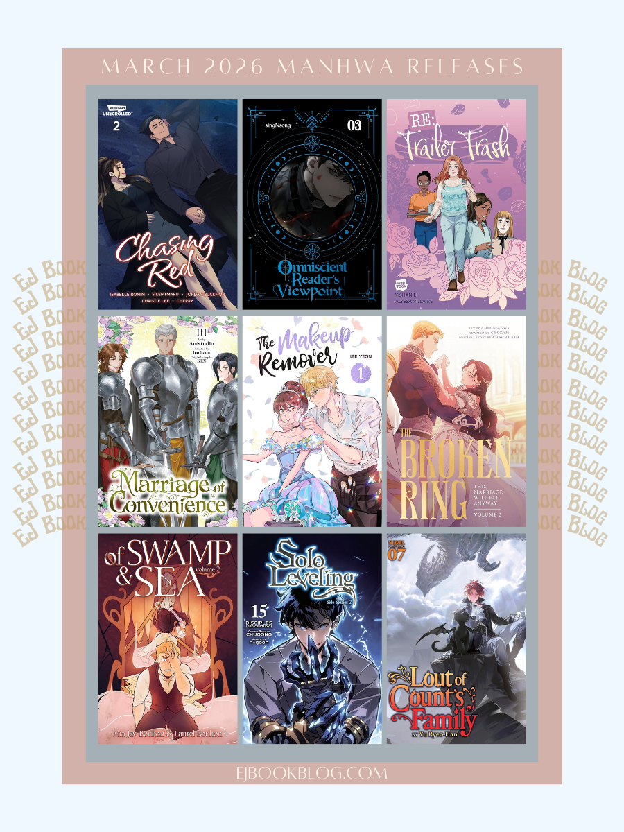 March 2026 Webtoon / Manhwa / Manhua / Graphic Novels & Light Novel Releases in Print (Paperback)
