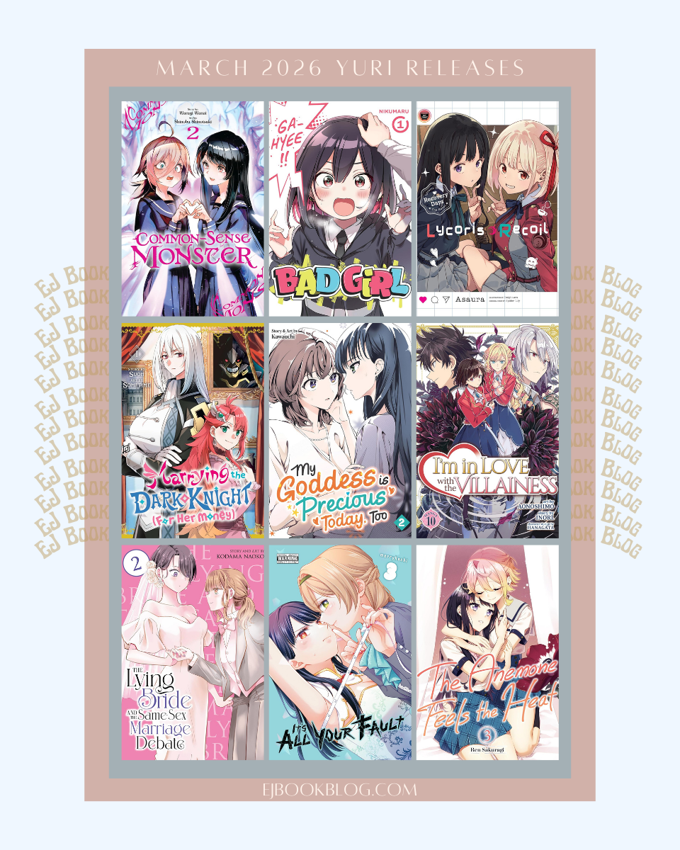 March 2026 Yuri / Girls Love Manga, Manhwa, & Light Novel Releases