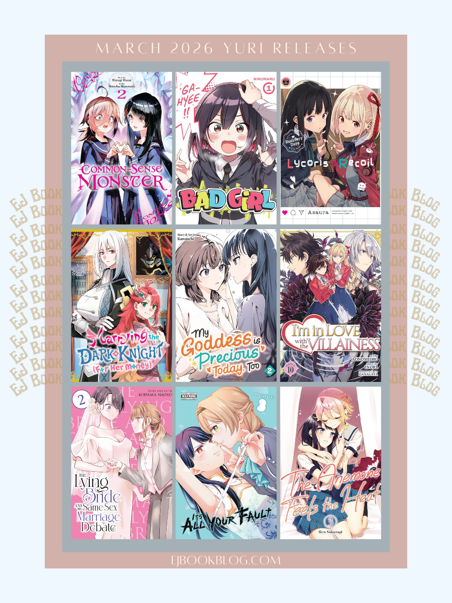 March 2026 Yuri / Girls Love Manga, Manhwa, & Light Novel Releases in Print (Paperback)