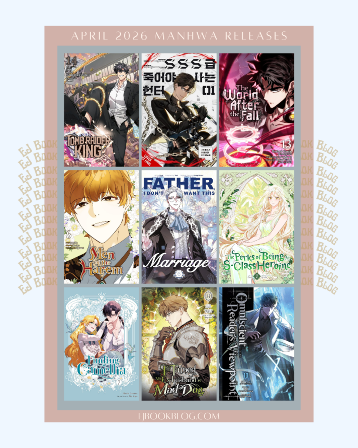 April 2026 Webtoon / Manhwa / Manhua / Graphic Novels & Light Novel Releases in Print (Paperback)