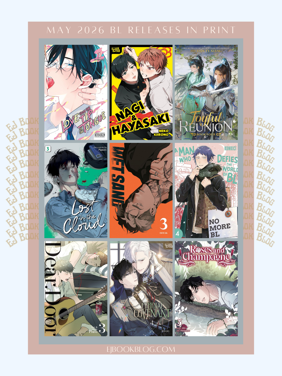 May 2026 BL / yaoi Manga, Manhwa, Manhua, Danmei & Light Novel Releases in Print (Paperback)