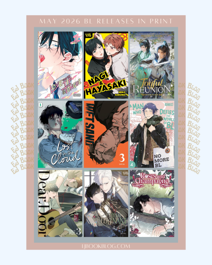 May 2026 BL / yaoi Manga, Manhwa, Manhua, Danmei & Light Novel Releases in Print (Paperback)