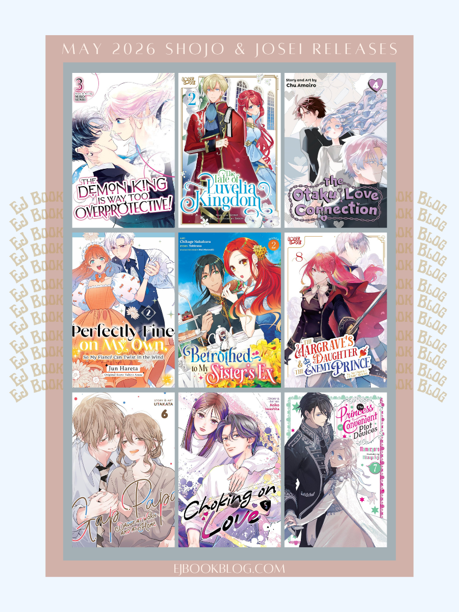May 2026 Romance / Shojo (Shoujo) / Josei Manga & Light Novel Releases in Print (Paperback)