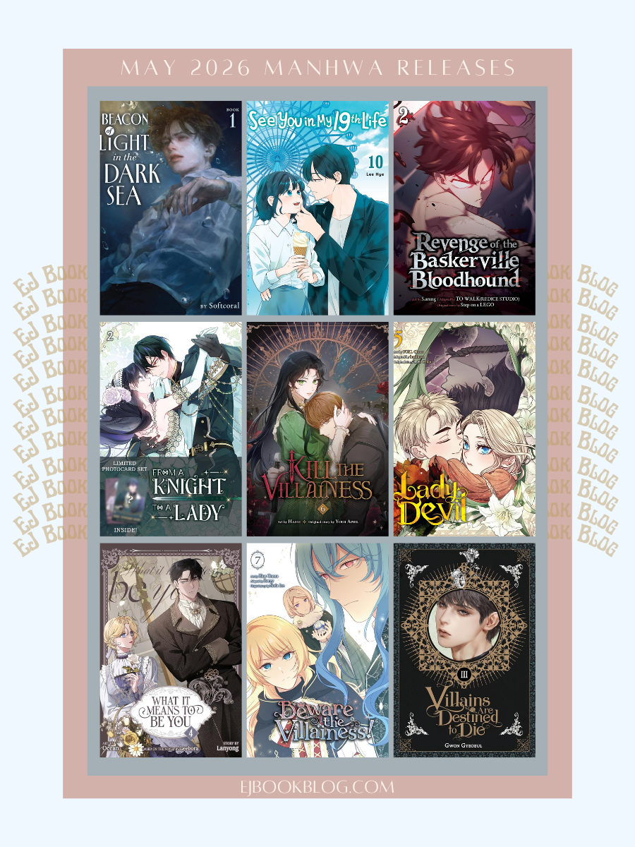 May 2026 Webtoon / Manhwa / Manhua / Graphic Novels & Light Novel Releases in Print (Paperback)