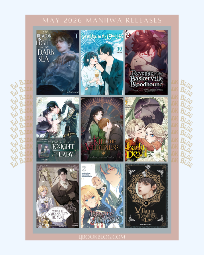 May 2026 Webtoon / Manhwa / Manhua / Graphic Novels & Light Novel Releases in Print (Paperback)