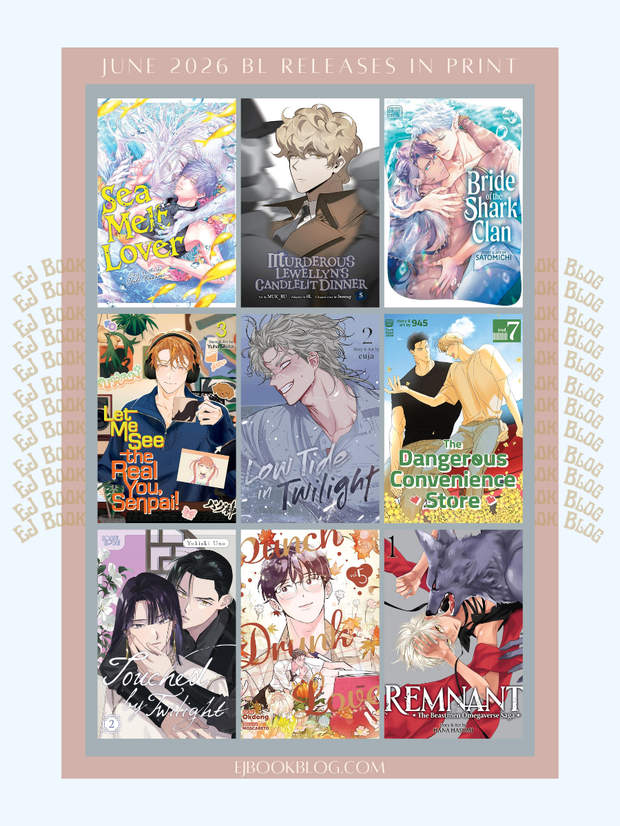 June 2026 BL / yaoi Manga, Manhwa, Manhua, Danmei & Light Novel Releases in Print (Paperback)