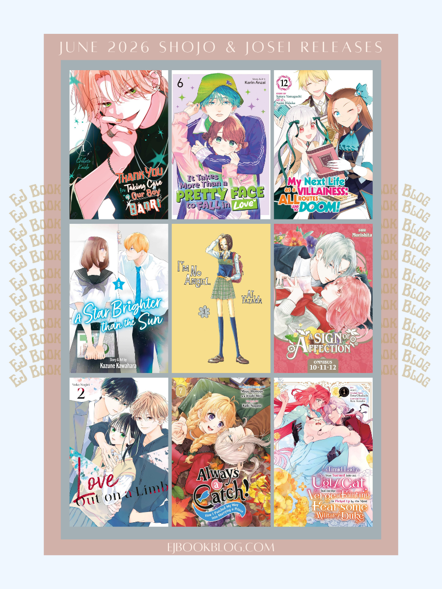 June 2026 Romance / Shojo (Shoujo) / Josei Manga & Light Novel Releases in Print (Paperback)