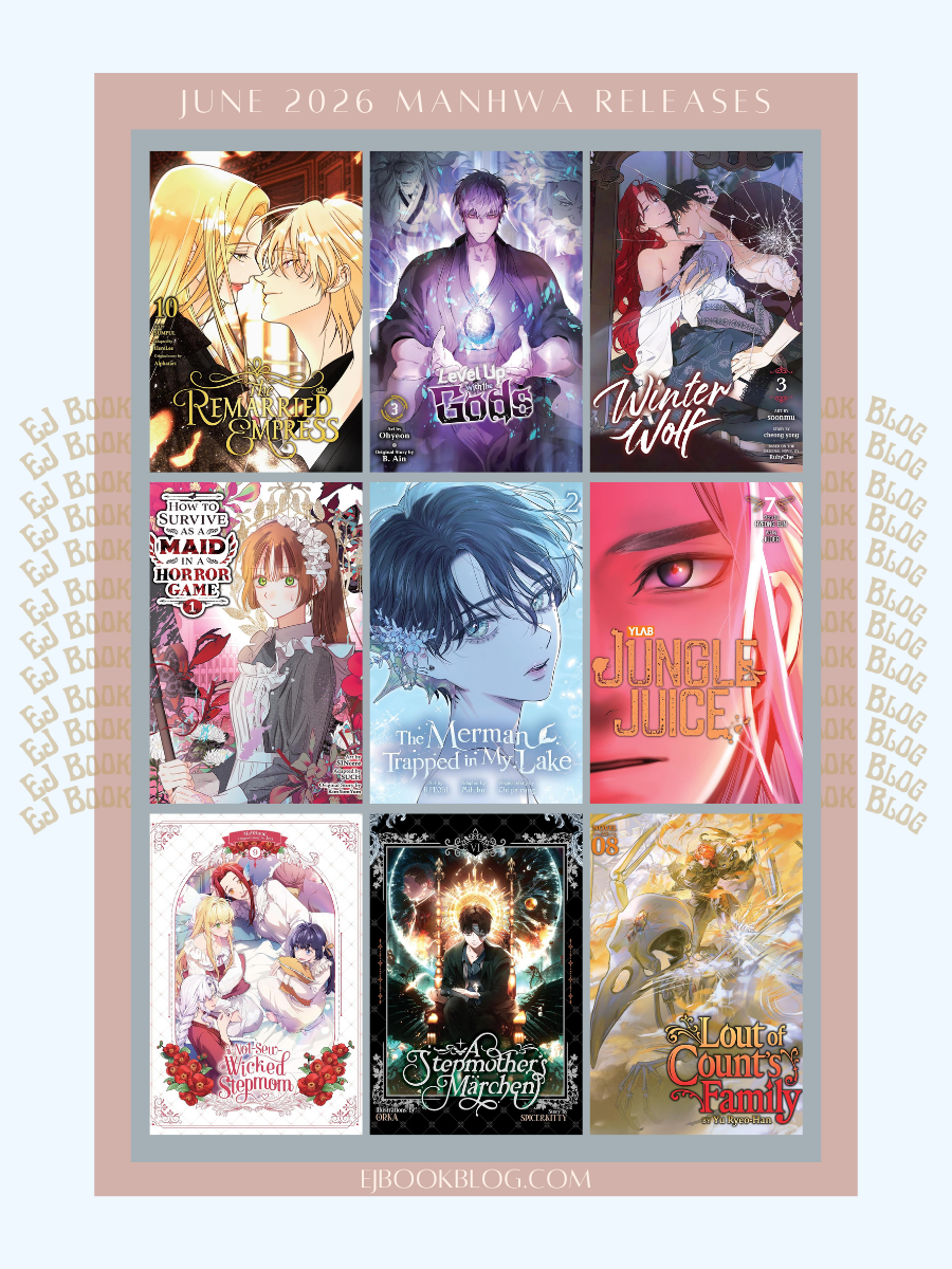 June 2026 Webtoon / Manhwa / Manhua / Graphic Novels & Light Novel Releases in Print (Paperback)