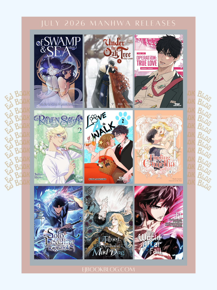 July 2026 Webtoon / Manhwa / Manhua / Graphic Novels & Light Novel Releases in Print (Paperback)