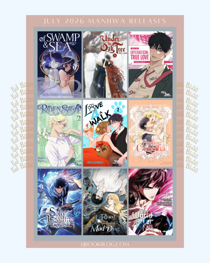 July 2026 Webtoon / Manhwa / Manhua / Graphic Novels & Light Novel Releases in Print (Paperback)