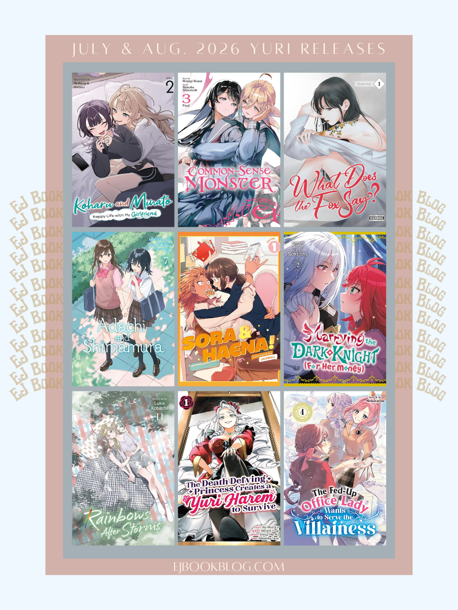 July & August 2026 Yuri / Girls Love Manga, Manhwa, & Light Novel Releases in Print (Paperback)