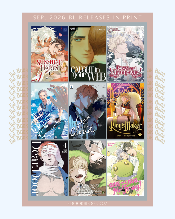 September 2026 BL / yaoi Manga, Manhwa, Manhua, Danmei & Light Novel Releases in Print (Paperback)
