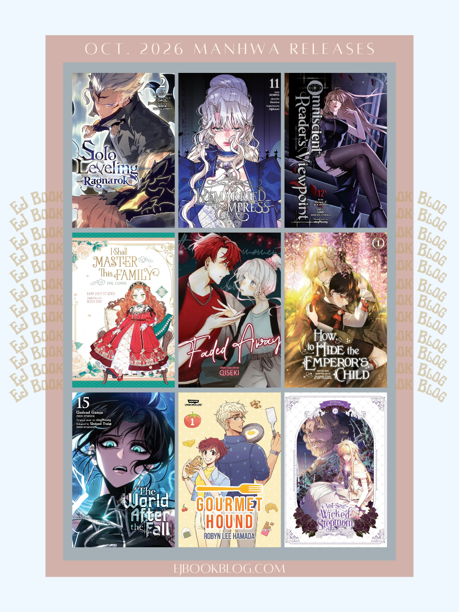 October 2026 Webtoon / Manhwa / Manhua / Graphic Novels & Light Novel Releases in Print (Paperback)