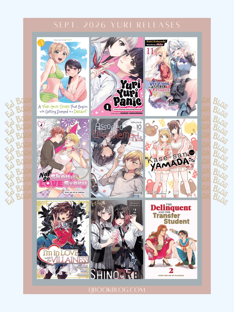 September 2026 Yuri / Girls Love Manga, Manhwa, & Light Novel Releases in Print (Paperback)